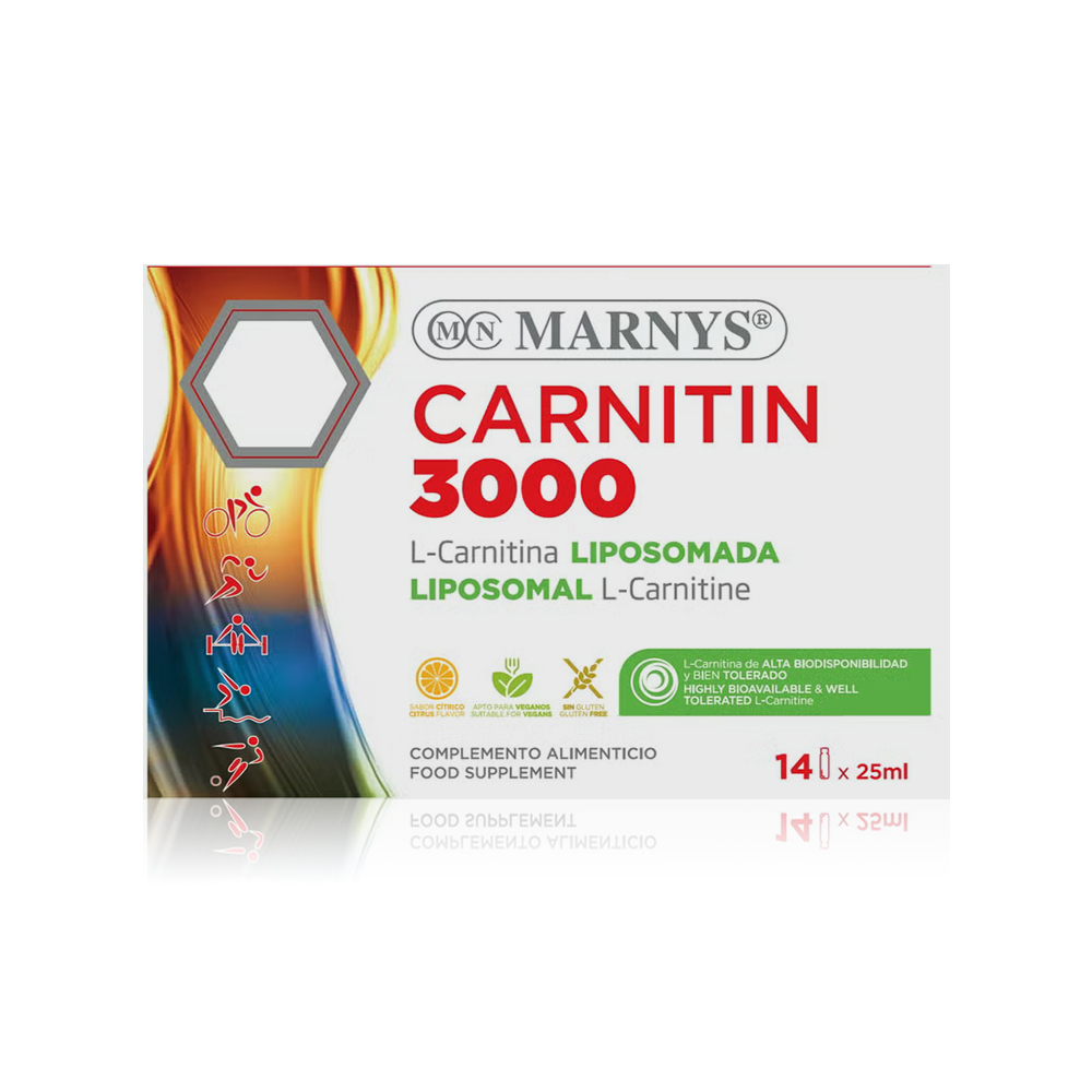 Marnys Carnitin 3000 14 Vialsx25Ml